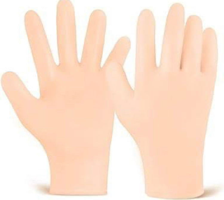 Silicone Gel Moisturizing Gloves, Hand Spa Manicure Silicone Gloves, Manicure Gloves For Dry Cracked Hand And Soften Rough Skin Silicone Gel Moisturizing Gloves, Hand Spa Manicure Silicone Gloves, Manicure Gloves For Dry Cracked Hand And Soften Rough Skin